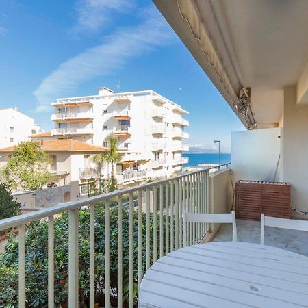 Chez J-P - 100M Beach 2-4Pers Terrace Sea View Pool Garage Antibes Exteriör bild