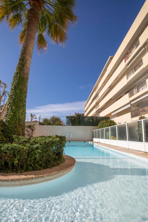 Chez J-P - 100M Beach 2-4Pers Terrace Sea View Pool Garage Antibes Exteriör bild